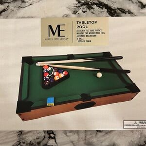 *BRAND NEW TABLETOP POOL TABLE*